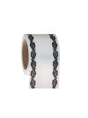 ROLA FUNERARA ALB 8 CM