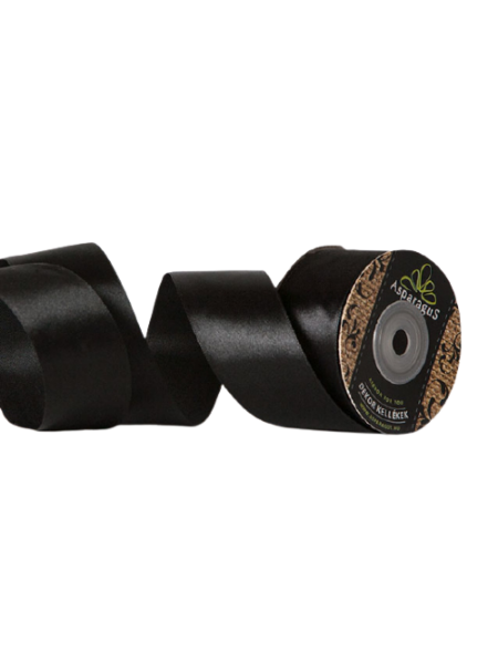 ROLA SATEN 38MMX20M NEGRU