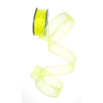 BANDA ORGANZA 4X10M GALBEN