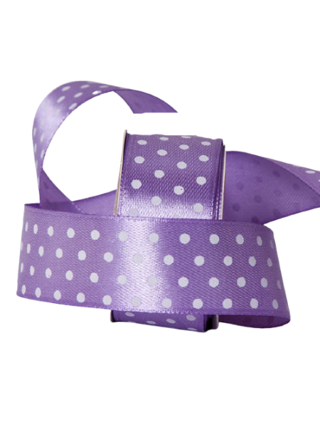 BANDA DECORATIVA SATIN/BOBITE MOV DESCHIS 25MMX10M