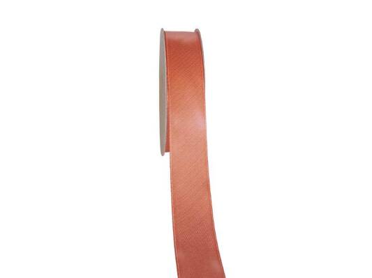 BANDA DECORATIVA 25MMX10M SATIN PORTOCALIU 02500