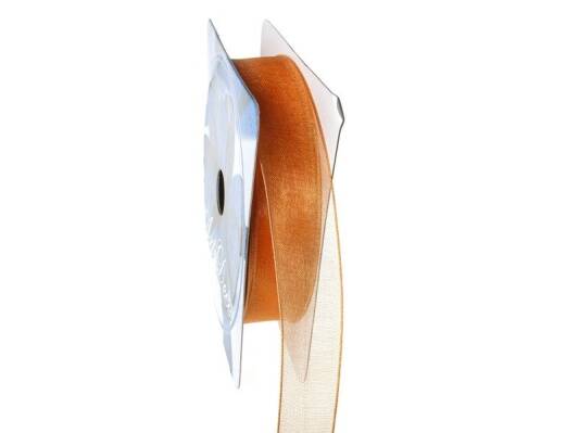 BANDA GEM 25MMX10M 2334 ORGANZA PIERSICA 007