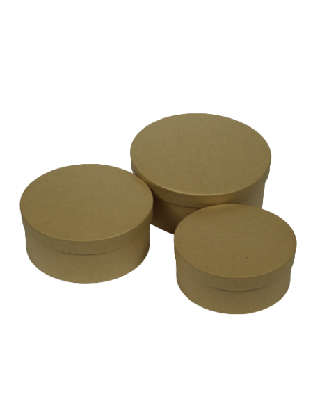 CUTII SET 3 DECOR ROTUND MAT