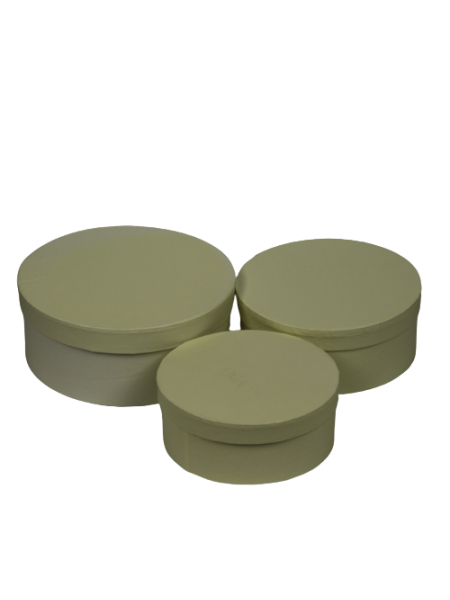 SET 3 CUTII ROTUND CREM