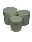 SET 3 CUTII ROTUND INALT MENTA PESTRITA
