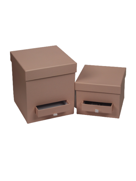 SET 2 CUTII CU SERTAR ROZ