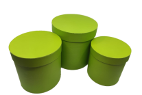 391744 SET 3 CUTII CILINDRU VERDE