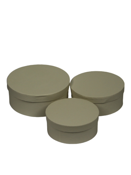 SET 3 CUTII DECOR ALB